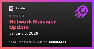 Render to Release Render Network Manager Update