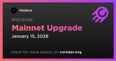 Hedera to Launch Mainnet Upgrade on January 15th