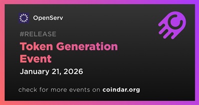 OpenServ to Host Token Generation Event on January 21