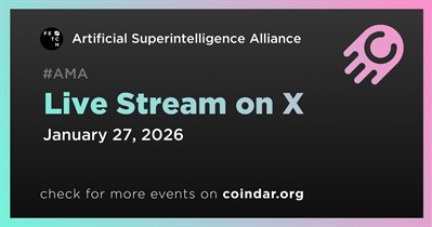 Artificial Superintelligence Alliance to Hold Live Stream on X on January 27th