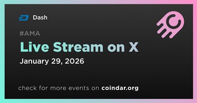 Dash to Hold Live Stream on X on January 29th