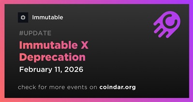 Immutable to Start Immutable X Deprecation on February 11