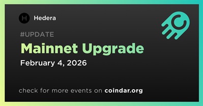 Hedera to Conduct Mainnet Upgrade on February 4th