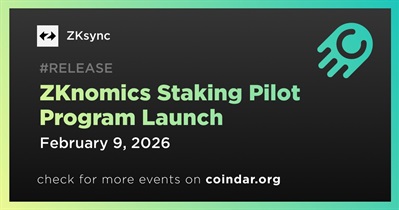 ZkSync to Launch ZKnomics Staking Pilot Program on February 9