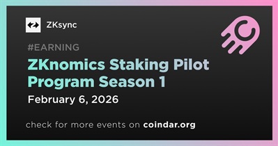 ZkSync to Launch Season 1 of ZKnomics Staking Pilot Program on February 9