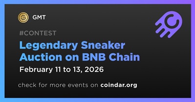 GMT to Launch Legendary Sneaker Auction on BNB Chain on February 11
