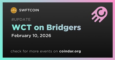 Swftcoin to Launch WCT on Bridgers