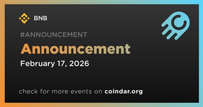 BNB to Make Announcement on February 17th