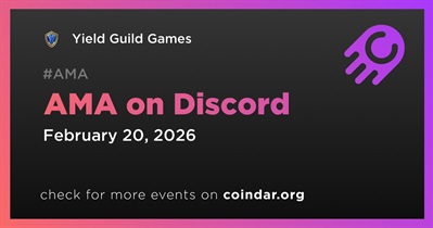 Yield Guild Games to Hold AMA on Discord on February 20