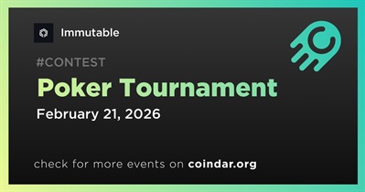 Immutable to Host Free Poker Tournament on February 21.