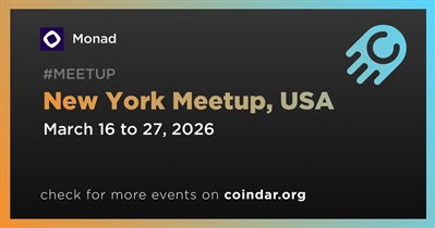Monad to Host Meetup in New York on March 16