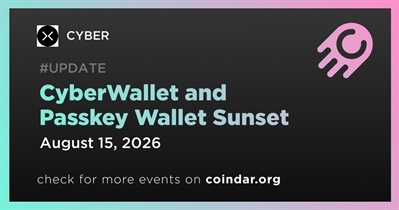 Cyber to Sunset CyberWallet and Passkey Wallet on August 15
