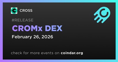 CROSS to Launch CROMx DEX on February 26