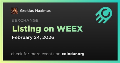 Grokius Maximus to Be Listed on WEEX