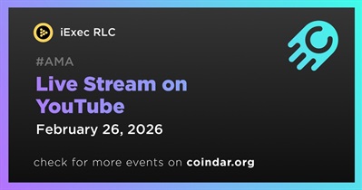 iExec RLC to Hold Live Stream on YouTube on February 26