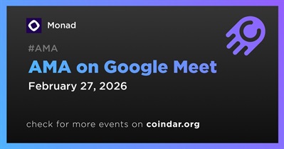 Monad to Hold AMA on Google Meet on February 27
