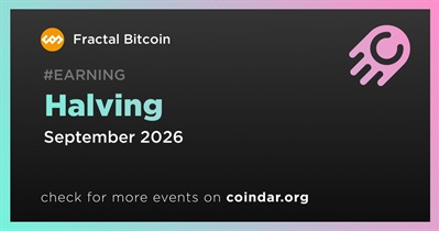 Fractal Bitcoin to Host Halving in September