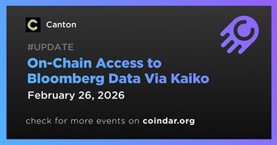 Canton Network to Enable On-Chain Access to Bloomberg Data Via Kaiko