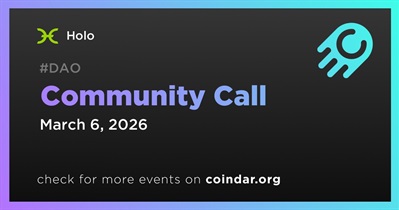 Holo to Host Community Call on March 6