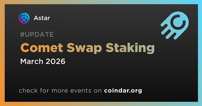 Astar Network Adds Comet Swap to dApp Staking