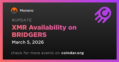 Monero Goes Live on BRIDGERS