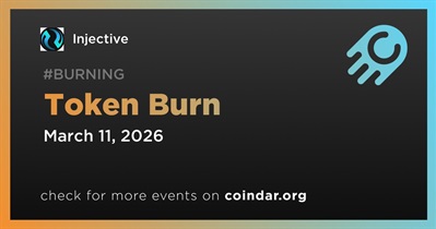 Injective to Hold Token Burn on March 11th