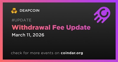 DEP Withdrawal Fee Update on March 11