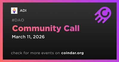 ADI to Host Community Call on March 11th