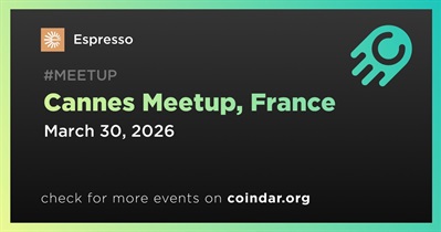 Espresso to Host Meetup in Cannes on March 30th