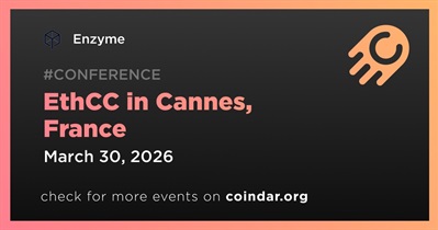 Enzyme to Participate in EthCC in Cannes on March 30th