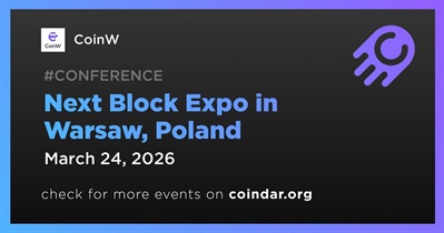 CoinW to Participate in Next Block Expo in Warsaw on March 24th