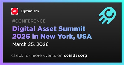 Optimism to Participate in Digital Asset Summit 2026 in New York on March 25th
