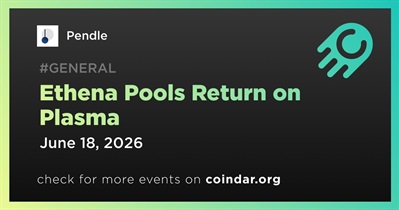 Pendle to Return Ethena Pools on Plasma on June 18th