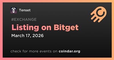 Tenset to Be Listed on Bitget