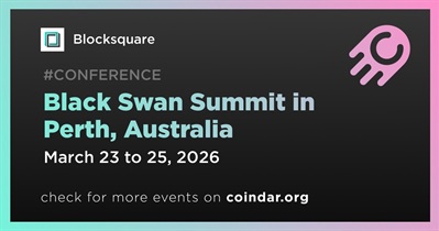 Blocksquare to Participate in Black Swan Summit in Perth on March 23