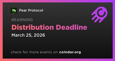 Pear Protocol Sets HYPE Distribution Deadline on March 25