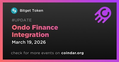 Bitget Token to Be Integrated With Ondo Finance