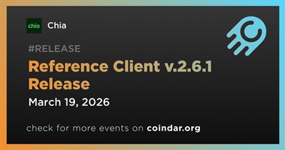 Chia Released Reference Client v.2.6.1