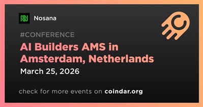 Nosana to Participate in AI Builders AMS in Amsterdam on March 25th