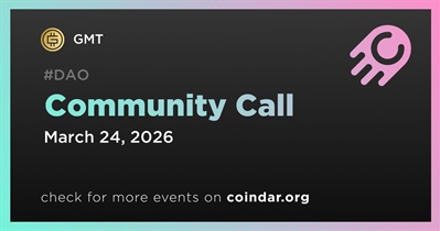 GMT to Host Community Call on March 24th