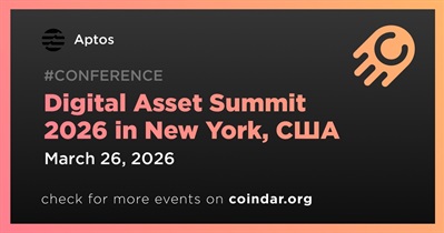 Aptos to Participate in Digital Asset Summit 2026 in New York on March 26