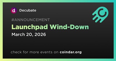 Decubate to Wind Down Launchpad Operations