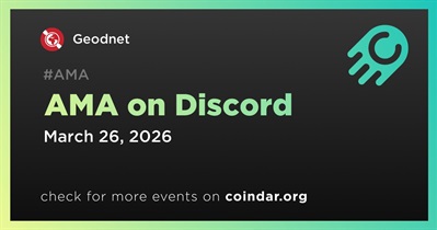 Geodnet to Hold AMA on Discord on March 26th