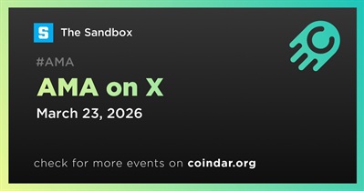 The Sandbox to Hold AMA on X on March 23rd