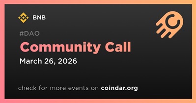 BNB to Host Community Call on March 26th