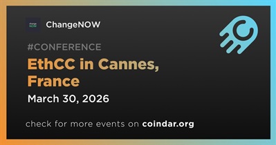 ChangeNOW to Participate in EthCC in Cannes on March 30th