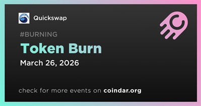 Quickswap to Hold Token Burn