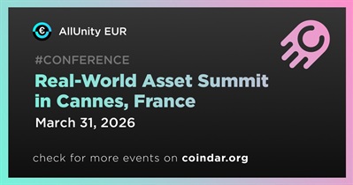 AllUnity EUR to Participate in Real-World Asset Summit in Cannes on March 31st