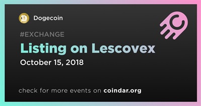 Listing on Lescovex