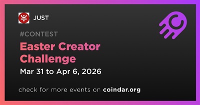 JUST to Hold TRON ECO Easter Creator Challenge